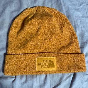 The North Face Beanie Hat - Mustard Color